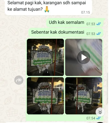 Pengiriman Papan Bunga Selamat Pantai Mutiara