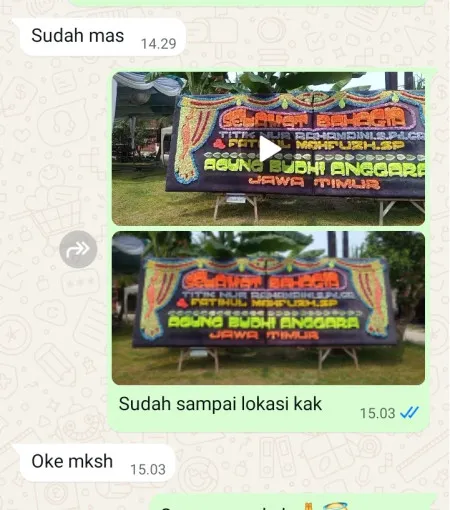 Pengiriman Papan Bunga Pantai Mutiara